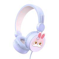 Tavşan Desenli Mikrofonlu Kulak Üstü Kulaklık