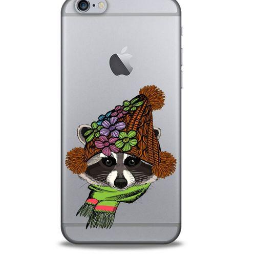 Zoologix (40) Apple Iphone 6 Şeffaf Kılıf Silikon Desenli