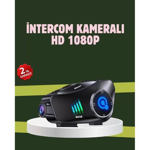 Q28 Full Hd Kameralı Motosiklet Kask Kulaklığı – 45 Saat Müzik, Ipx6 Su Geçirmez