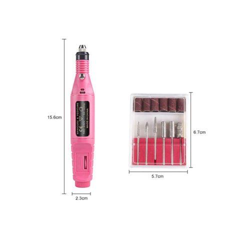 Elektrikli Profesyonel Manikür Pedikür Seti Değiştirilebilir Başlık Seçeneği