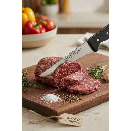 Sürmene Sürbisa 61012 Kasap Bıçağı 27 Cm Et Kesim Kemik Kaburga Sıyırma Doğrama Mutfak Ekmek Sebze Bıçağı