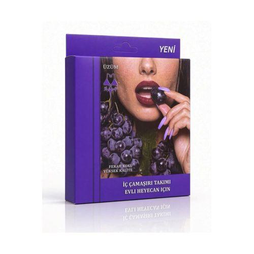 Üzüm Aromalı Yenilebilir İç Çamaşırı Takımı