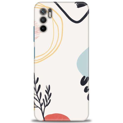 Xiaomi Poco M3 Pro Kılıf HD Baskılı Kılıf - Siyah Dal + Tam Ekran Koruyucu