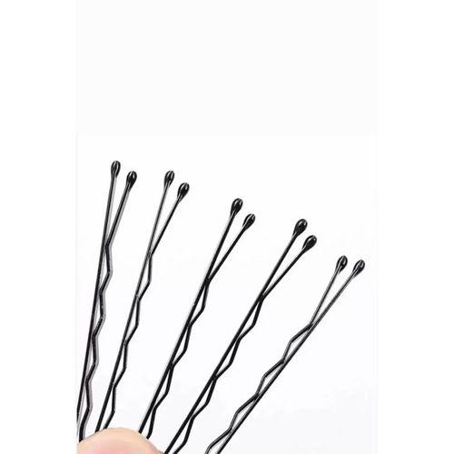 25 Adet Siyah Tel Toka 1.inci Kalite Çelik Tel Toka Kuaför