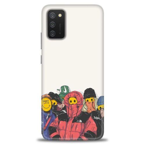 Samsung Galaxy A03S Kılıf HD Baskılı Kılıf - Adamlar + Tam Ekran Koruyucu