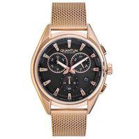 Quantum PWG923.460 Quartz Kronograflı Hasır Rose Siyah Kadran 45 mm Erkek Kol Saati