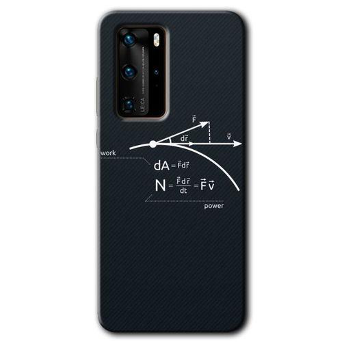 Potkal Hediye Fabrikası Huawei P40 Pro HD Baskılı Kılıf + 9D Tam Ekran Koruyucu - Work Formül
