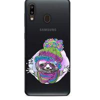 Zoologix (2) Samsung Galaxy A20 Şeffaf Kılıf Silikon Desenli