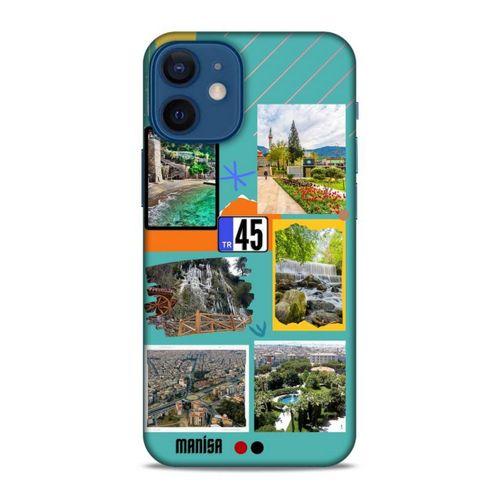 Lopard Apple iPhone 12 Mini Uyumlu Kılıf Şehirli ※ (45) Manisa Liquid Air Kılıf