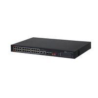 DAHUA PFS3226-24ET-240 24 PORT 10/100 + 2XGB RJ45/2XGB SFP UPLINK COMBO 240W POE RACKMOUNT SWITCH