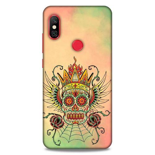 Lopard Xiaomi Redmi Note 6 Pro Uyumlu Kılıf Tattoo's (20) Koruyucu Kılıf Skeleton