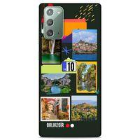 Lopard Samsung Galaxy Note 20 Uyumlu Kılıf Şehirli ※ (10) Balıkesir Full Koruma Kılıfı