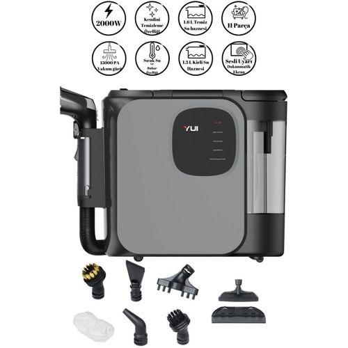 Yui X300 Pro Max 2000 W Buharlı Halı Ve Koltuk Yıkama Makinesi-buharlı Temizlik Makinesi