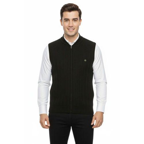 Erkek Fermuarlı Yelek Cepli Çelik Örgü Klasik Kalıp 5209J BGL-ST05021