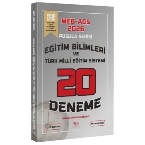 2026 MEB AGS Eğitimin Temelleri Türk Eğitim Sistemi Maarif Modeli 20 Deneme CBA Yayınları