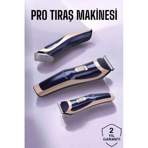 Profesyonel Şarjlı Saç Ve Sakal Traş Makinesi Kolay Kullanım