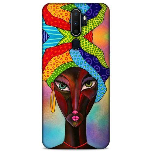 Lopard Oppo A5 2020 Uyumlu Kılıf Sürreal Yüzler ♀ (46) Core Armor Kılıf Desenli