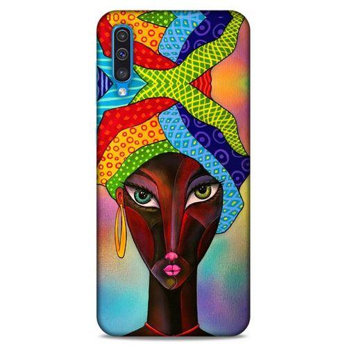 Lopard Samsung Galaxy A50 Uyumlu Kılıf Sürreal Yüzler ♀ (46) Core Armor Kılıf Desenli