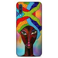Lopard Samsung Galaxy A50 Uyumlu Kılıf Sürreal Yüzler ♀ (46) Core Armor Kılıf Desenli