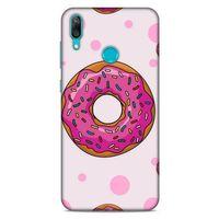 Huawei Y7 Prime 2019 Uyumlu Kılıf Pembe Delisi (25) Antişok Kapak Donut