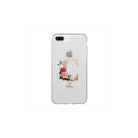 iPhone 7 Plus Ç Harfi Desenli Şeffaf Telefon Kılıfı