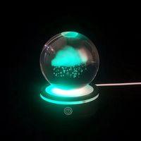 Usb'li Yağmur Bulutu Tasarımlı Dönen Cam Küre