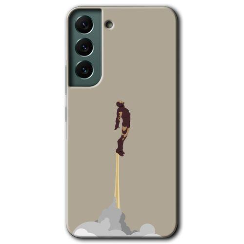 Galaxy S22 Plus Kılıf HD Desen Baskılı Arka Kapak - İronman-Airport