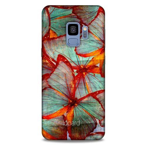Samsung Galaxy S9 Kılıf Kelebek Etkisi (31) TPU Kılıf Kırmızı Yeşil