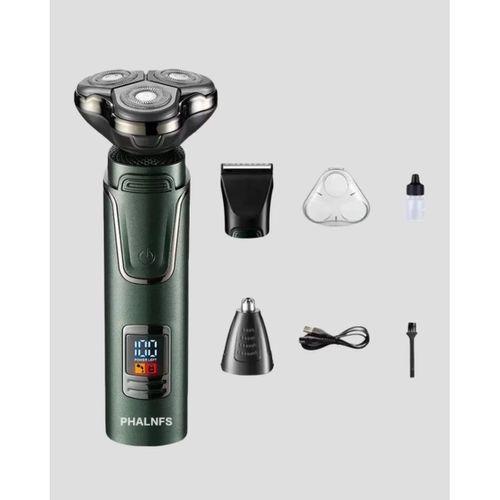 Kablosuz Profesyonel Erkek Bakım Seti – 3 Başlıklı, 3d Akıllı Kesim, Taşınabilir