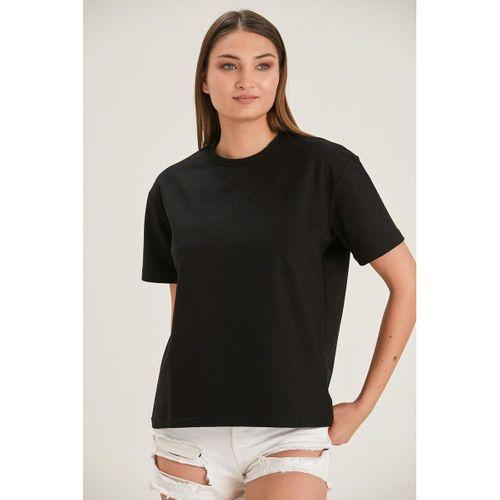 ALEXANDERGARDI OVERSİZE FİT NAKIŞLI T-SHİRT (B22-38500)
