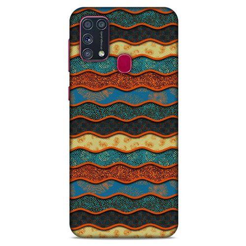 Samsung Galaxy M31 Kılıf Baskılı Özel Seri Taşlı (36) Glitter Kılıf