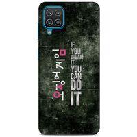 Samsung Galaxy A12 Uyumlu Kılıf Squid Game (35) Fit Design Kılıf Shou