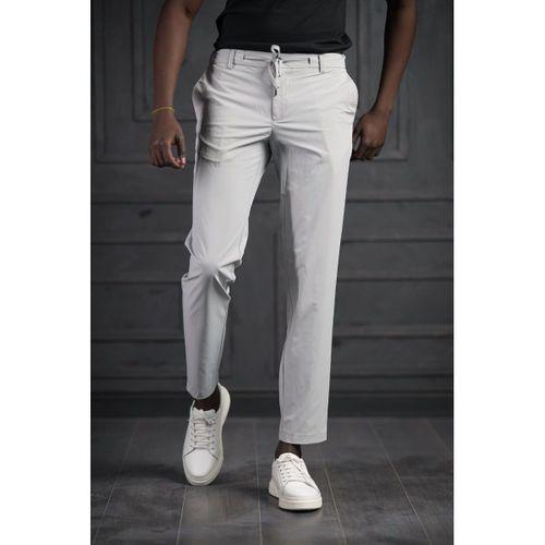 Beli Lastikli Ve İplikli Likralı Yazlık İnce Paraşüt Kumaş Jogger Pantolon