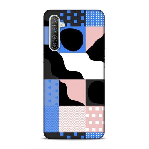 Realme XT Uyumlu Kılıf Insomnia (44) Tough Armor Kılıf Mavi Siyah