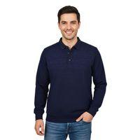 Erkek Gömlek Yaka Jakarlı Regular Fit Sweatshirt BGL-ST04958