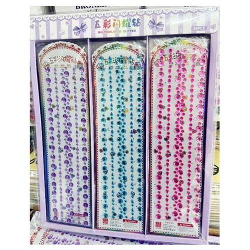 Fashion Renkli Taş Sticker - 1 set