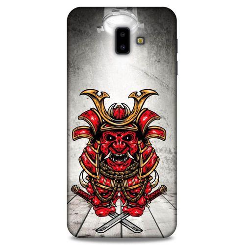 Lopard Samsung Galaxy J6 Plus Uyumlu Kılıf Tattoo's (39) Liquid Crystal Kılıf Şeytan Dövmesi