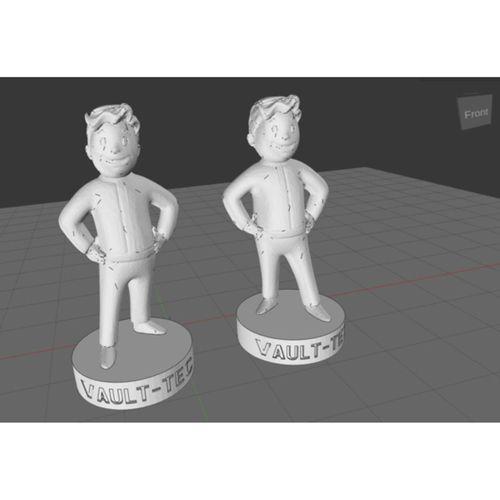Vault Boy Bobblehead Heykeli Büyük Çerçeve (Bu ürün Sadece Plastik parçadır - Almadan Önce Soru Sorabilirsiniz)