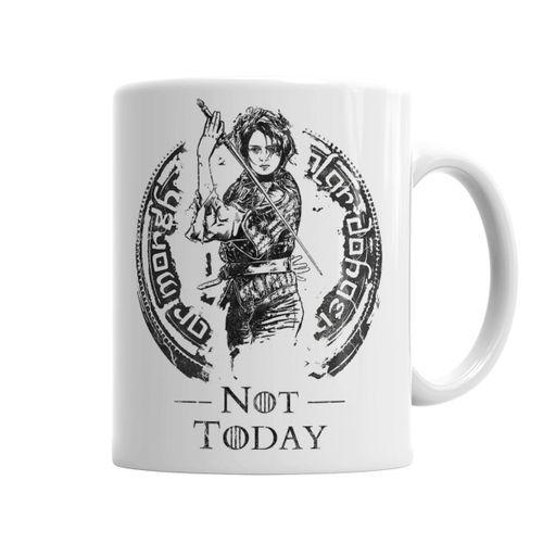 Game Of Thrones Valar Morghulis Not Today Kupa Bardak Porselen
