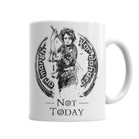 Game Of Thrones Valar Morghulis Not Today Kupa Bardak Porselen