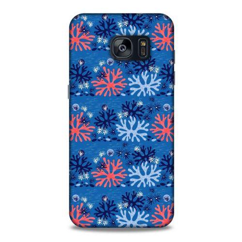 Samsung Galaxy S7 Edge Uyumlu Kılıf Mavi Delisi (36) Glitter Kılıf Lokal