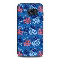 Samsung Galaxy S7 Edge Uyumlu Kılıf Mavi Delisi (36) Glitter Kılıf Lokal