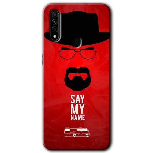 MRCİLETİSİM Oppo A31 Kılıf Kapak - Say My Name +Hayalet Ekran Yandan Gözükmez