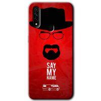 MRCİLETİSİM Oppo A31 Kılıf Kapak - Say My Name +Hayalet Ekran Yandan Gözükmez