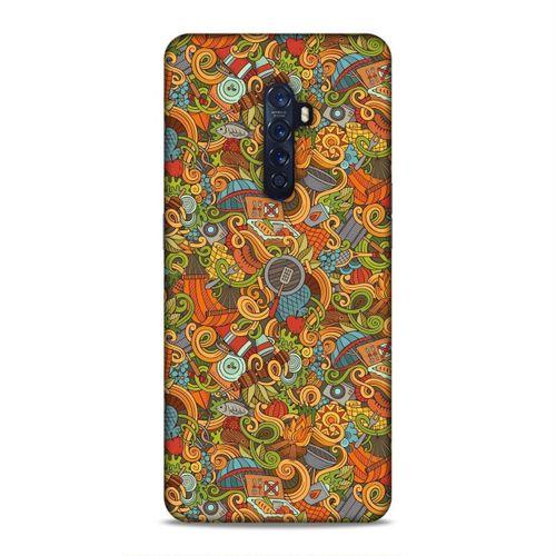 Oppo Reno 2 Kılıf Doodle Piknik Seti Arka Kapak Silikon Koruma Full Koruyucu