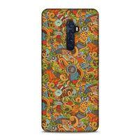 Oppo Reno 2 Kılıf Doodle Piknik Seti Arka Kapak Silikon Koruma Full Koruyucu