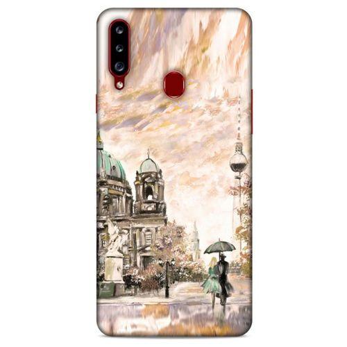 Cityx (10) Samsung Galaxy A20s Kılıf Silikon Kapak Desenli