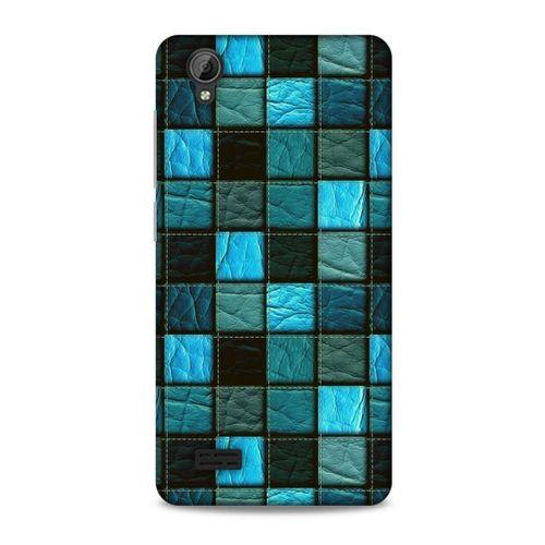 Vestel Venüs V5 Kılıf Patchwork (27) Tasarımlı Kılıf Turkuaz Siyah