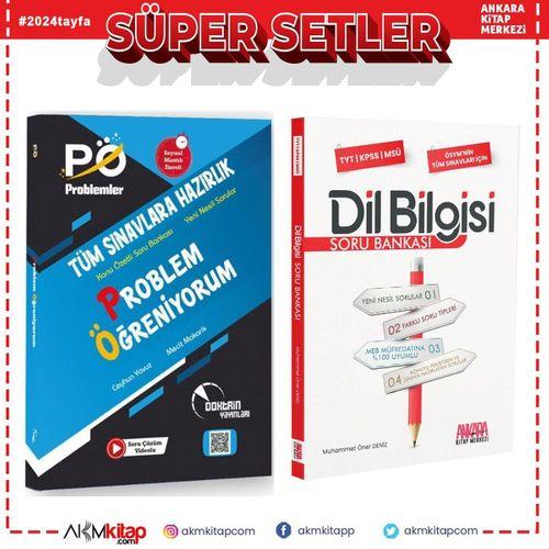 Doktrin MÖ Temelden Problemler Öğreniyorum ve AKM Dil Bilgisi Soru Bankası Seti 2 Kitap
