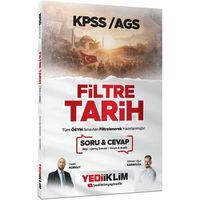 2026 KPSS AGS Filtre Tarih Soru Cevap Yediiklim Yayınları